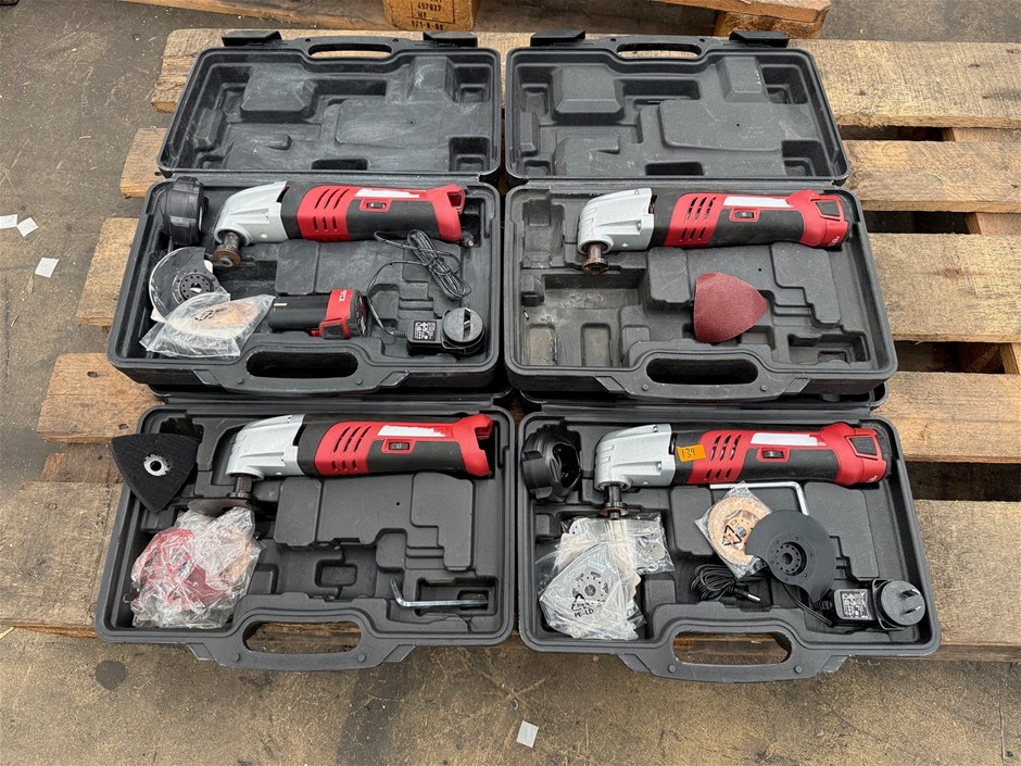 10.8V Lithium Ion Cordless Multifunction Tool x 4 units