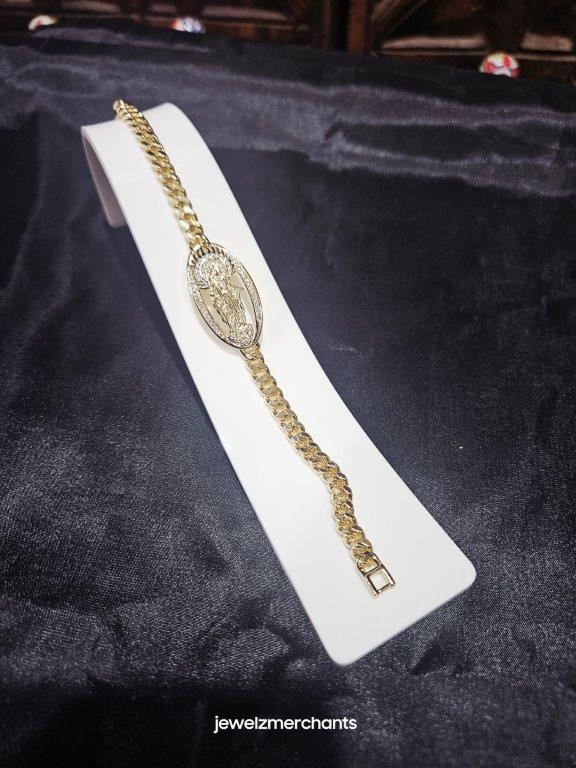14k/Italy stamped Yellow Gold Filled  Bracelet -18cm
