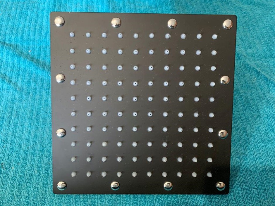 New in Box C & H Sunny Square Shower Head, 200mm