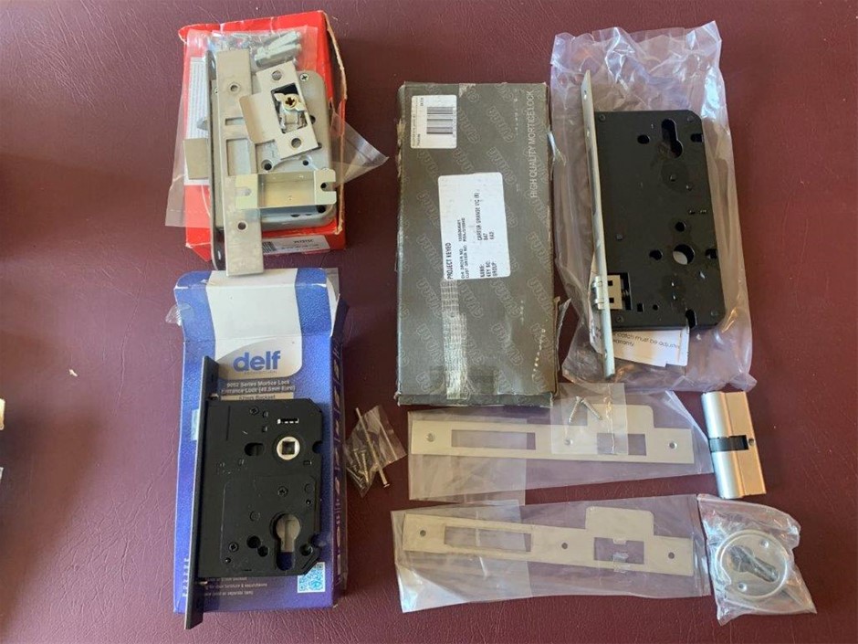 4 x Mortice Locks, Various Sizes and Makes