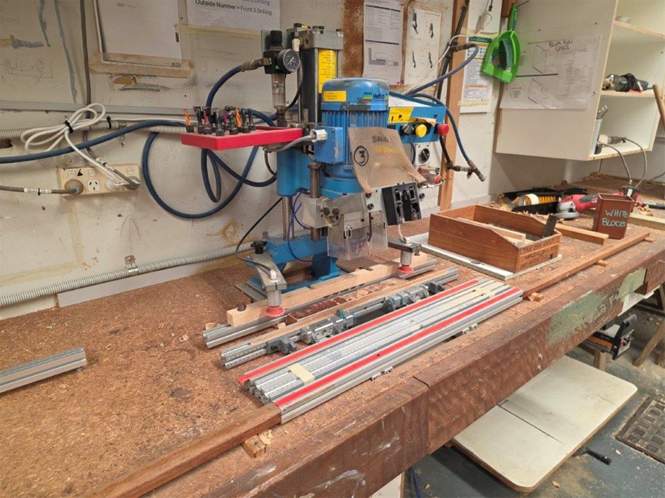 Hettich Bluemax 8 Concealed Hinge Drill (Multi Head Drill)