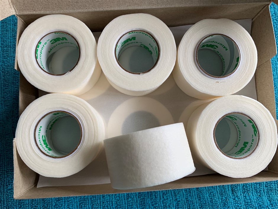 3M Surgical Tape, 12 Rolls Per Box - Qty 5 Boxes