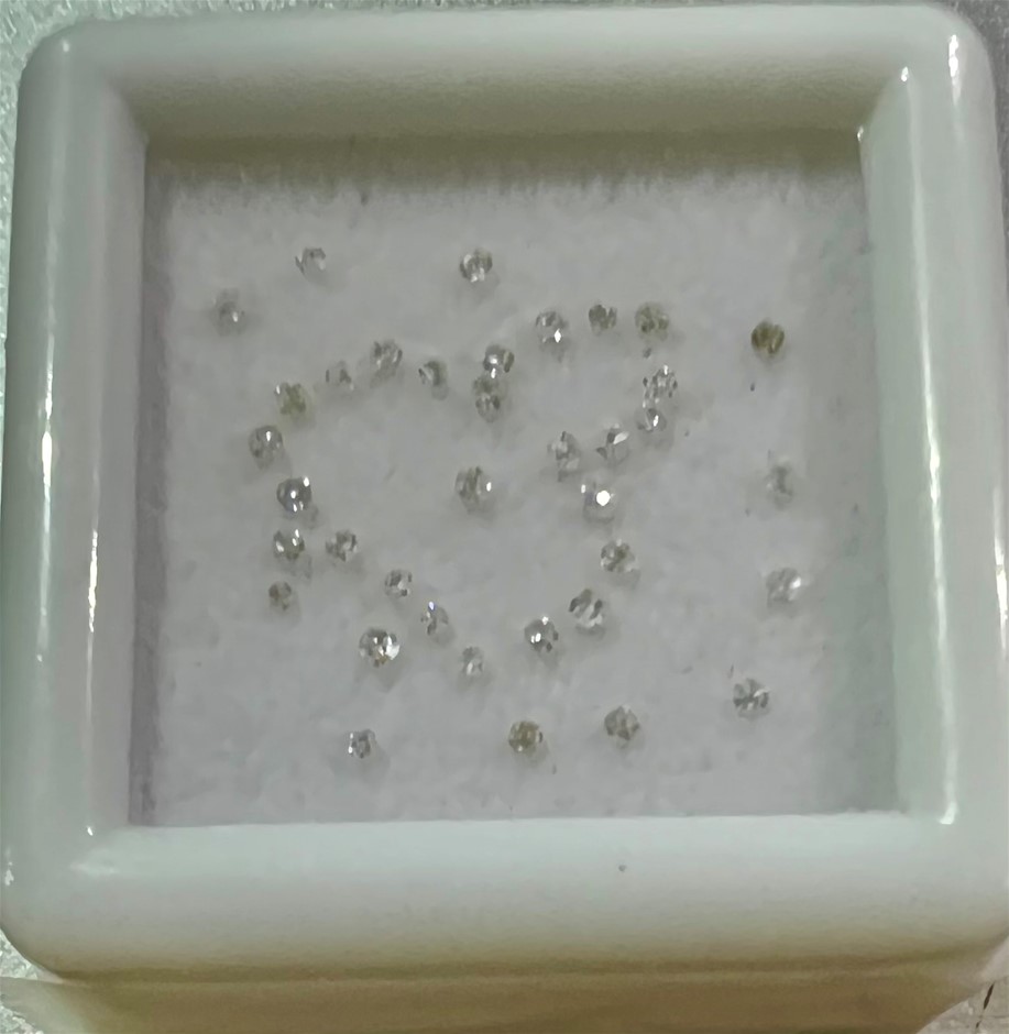 0.20 carat white various round diamond