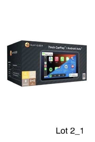 7" Portable CarPlay x2