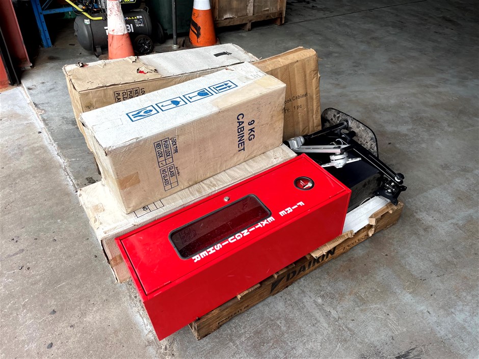 Fire extinguisher cabinets, Log Book Cabinet, Dual Monitor Stands & More