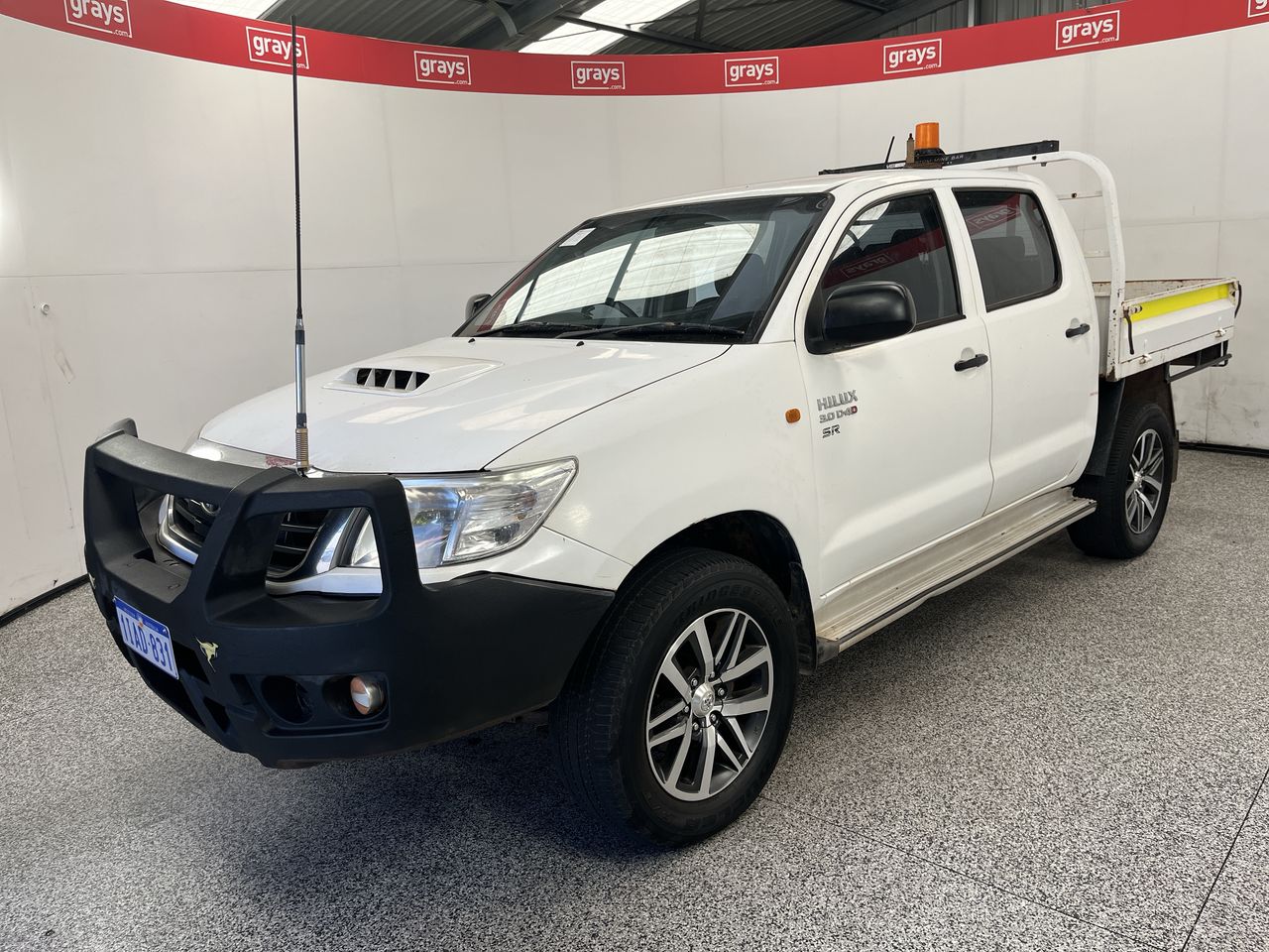 2014 Toyota Hilux 4x4 SR KUN26R Turbo Diesel Automatic Crew Cab Chassis