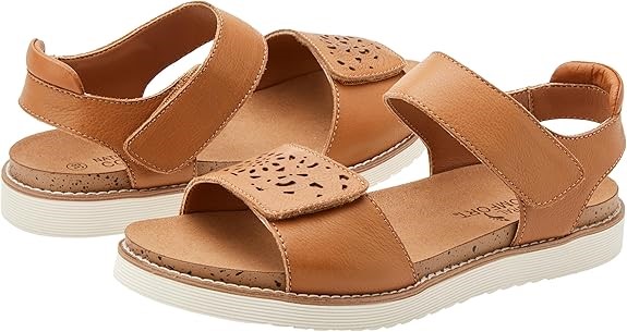 NATURAL COMFORT Women's Lucinda Sandal, Tan, EU 37 (G01982). Buyers Note -