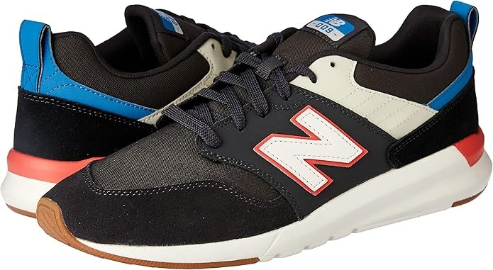 NEW BALANCE Men's Lifestyle Retro Sneakers, Black, Size US8 (MS009RD1). Bu