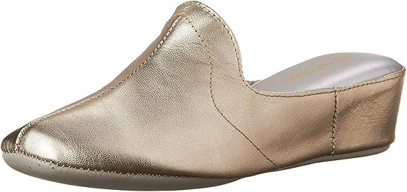 DANIEL GREEN Women's Glamour Slipper, Pewter, Size US 8 Wide. Buyers Note