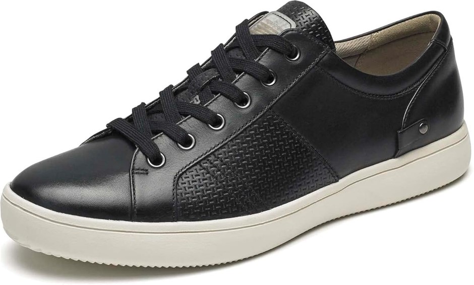 ROCKPORT Men's Colle Tie Sneaker Shoe, Black, Size 6.5 US Wide (CH3342).  B