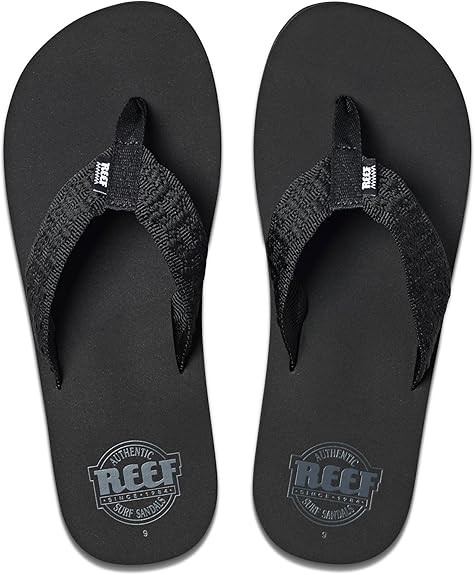 REEF Men's Smoothy Sandals, Black, US 6. Buyers Note - Discount Freight Ra
