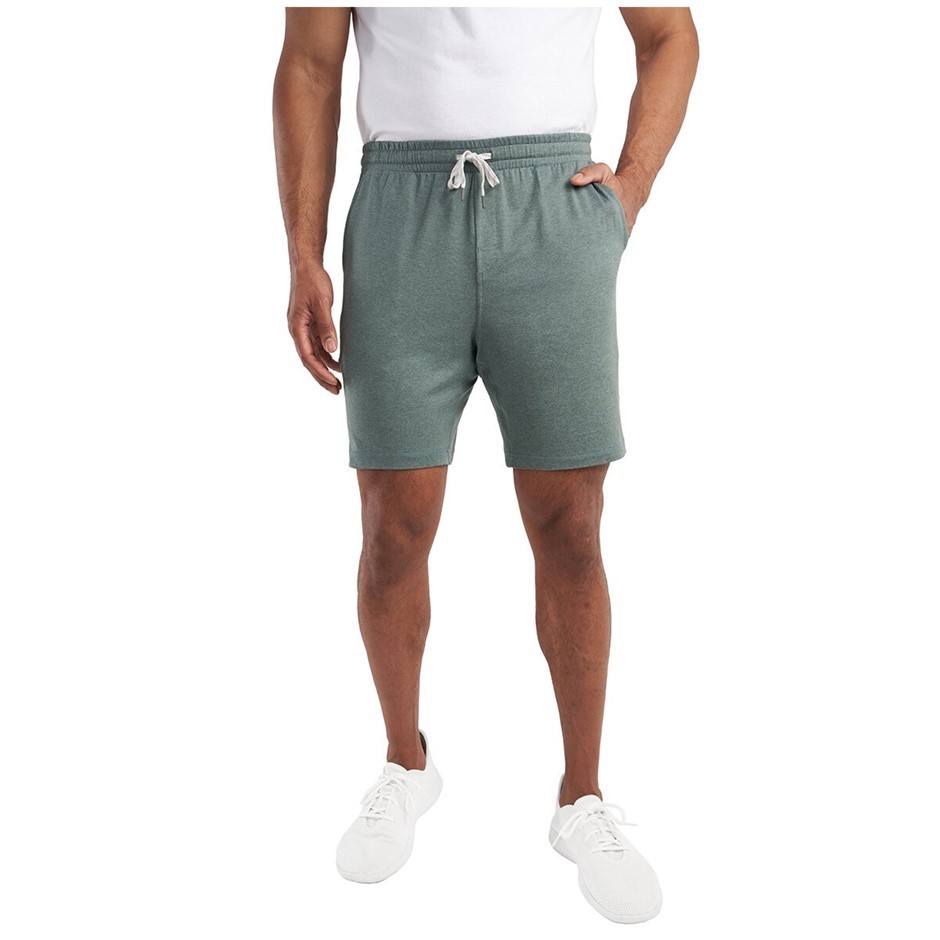 SIGNATURE Men's Lounge Shorts, Size L, Green.  Buyers Note - Discount Freig