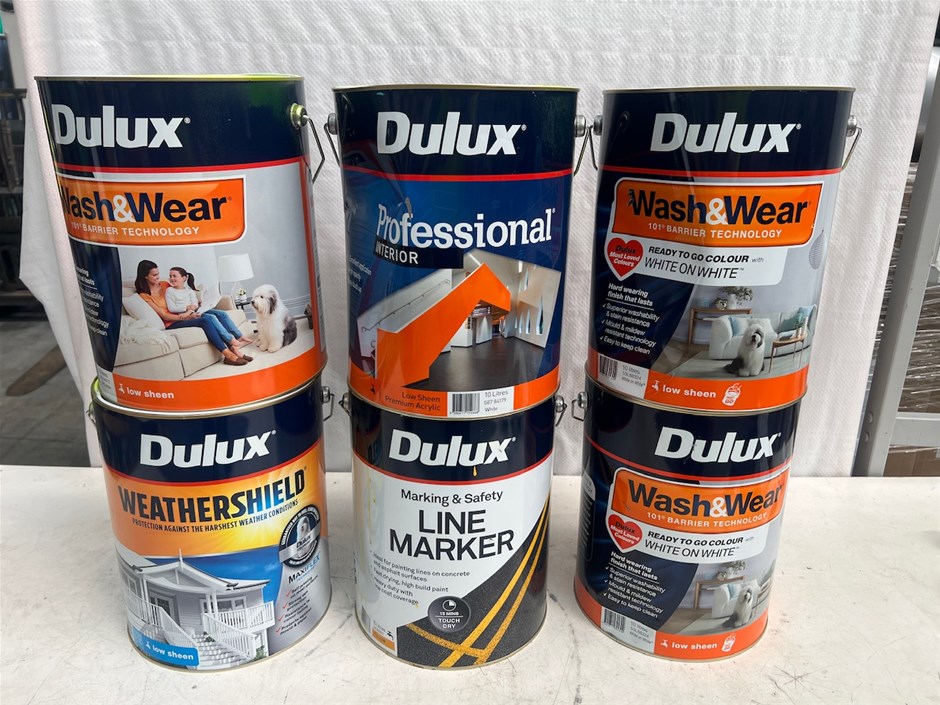 Assorted 10Lt Tins of Paint