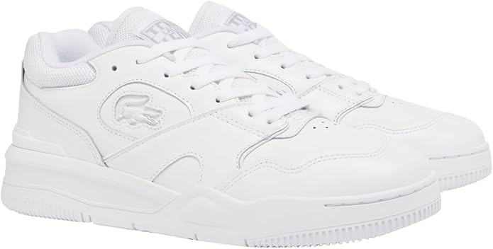 Lacoste Men's Lineshot 224 2 SMA Sneaker, White/White, 11 US