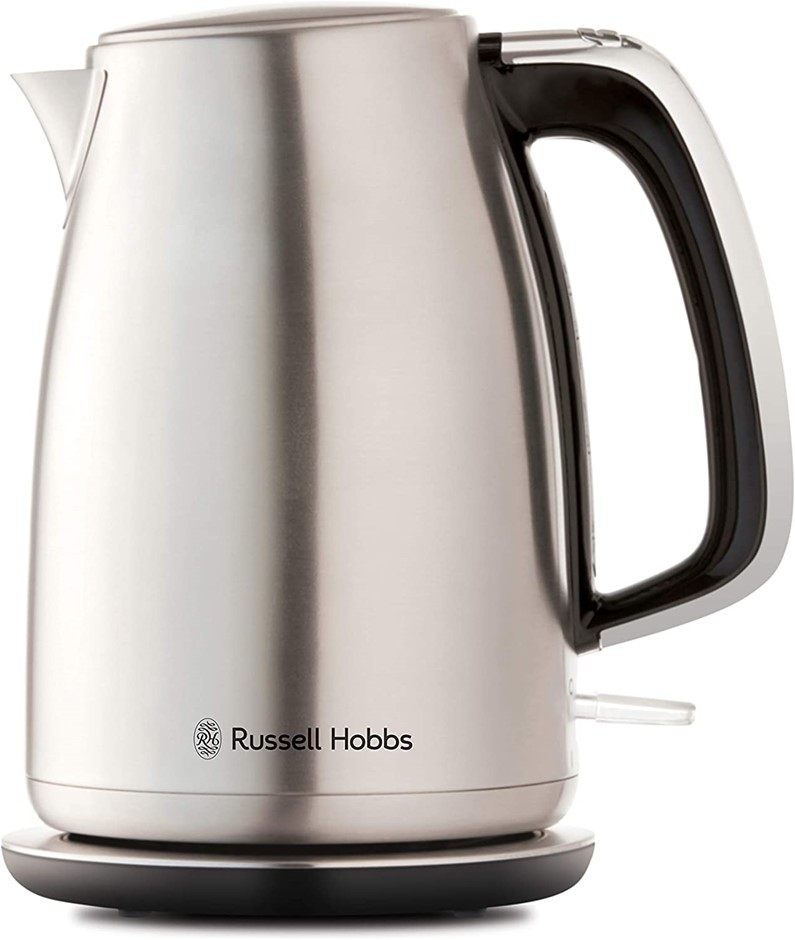 RUSSELL HOBBS Carlton Kettle, Stainless Steel, 1.7L Capacity. Model RHK82BR