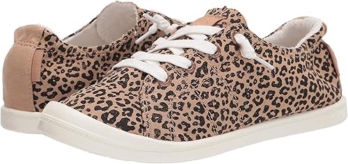 ROXY Women's Rory Sneaker, Size US6.5 / EU36.5, Beige Cheetah Ex (BGE).
