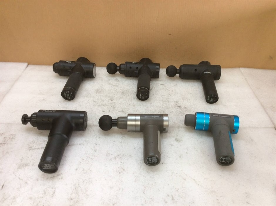 Mix Brand Mix Model Deep Tissue Percussion Massage Gun (Lot of 6)