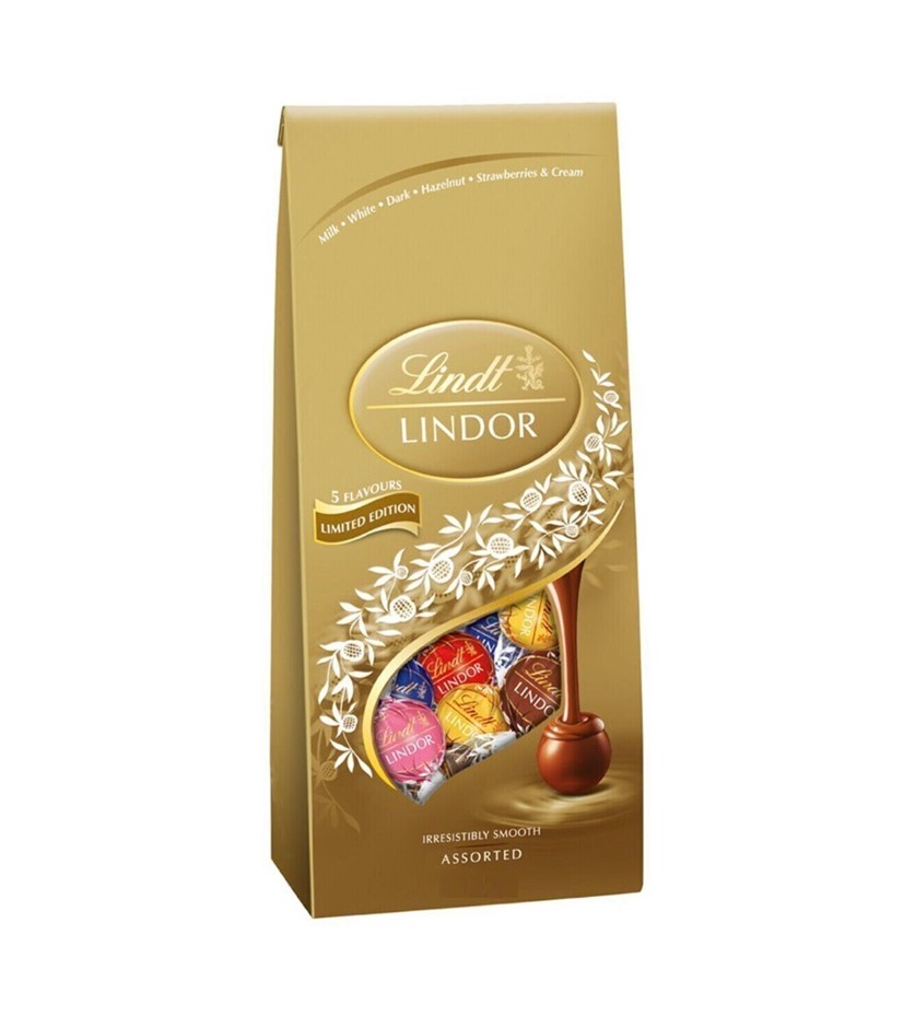 2 x LINDT Assorted Chocolate Gold Bag, 606g. N.B: Damaged packaging. N.B: 0
