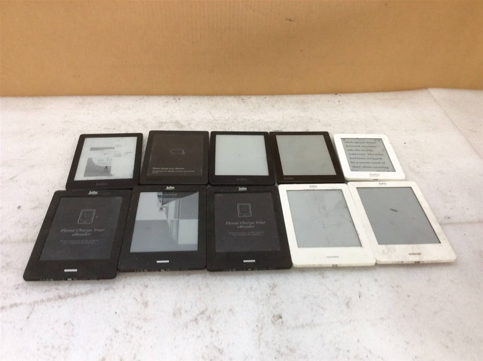 Kobo Mix Model EBook Readers (Lot of 10)