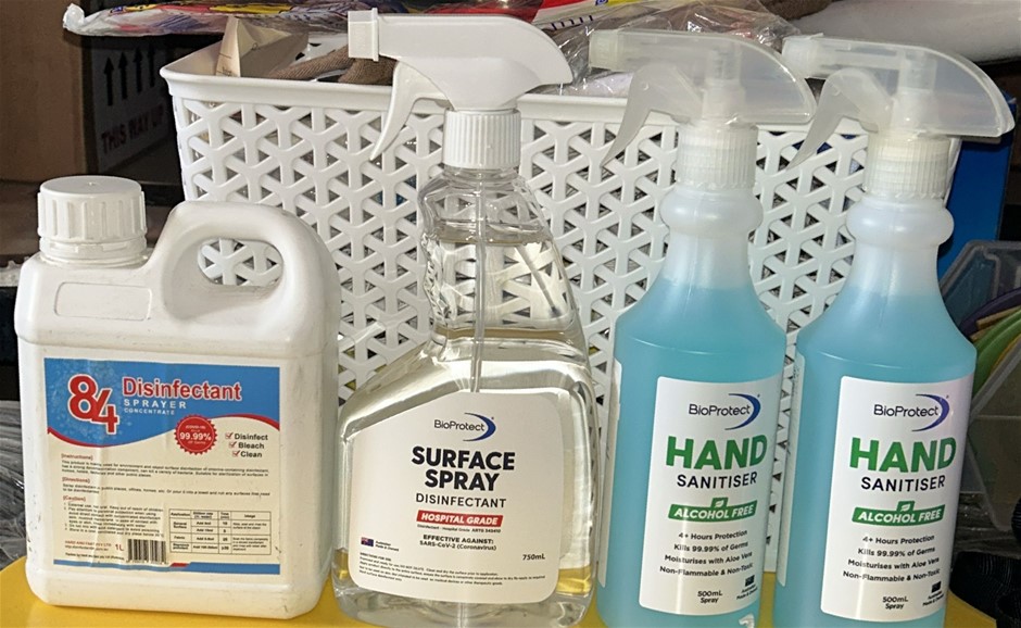 4x Disinfectant/Sanitizing Products