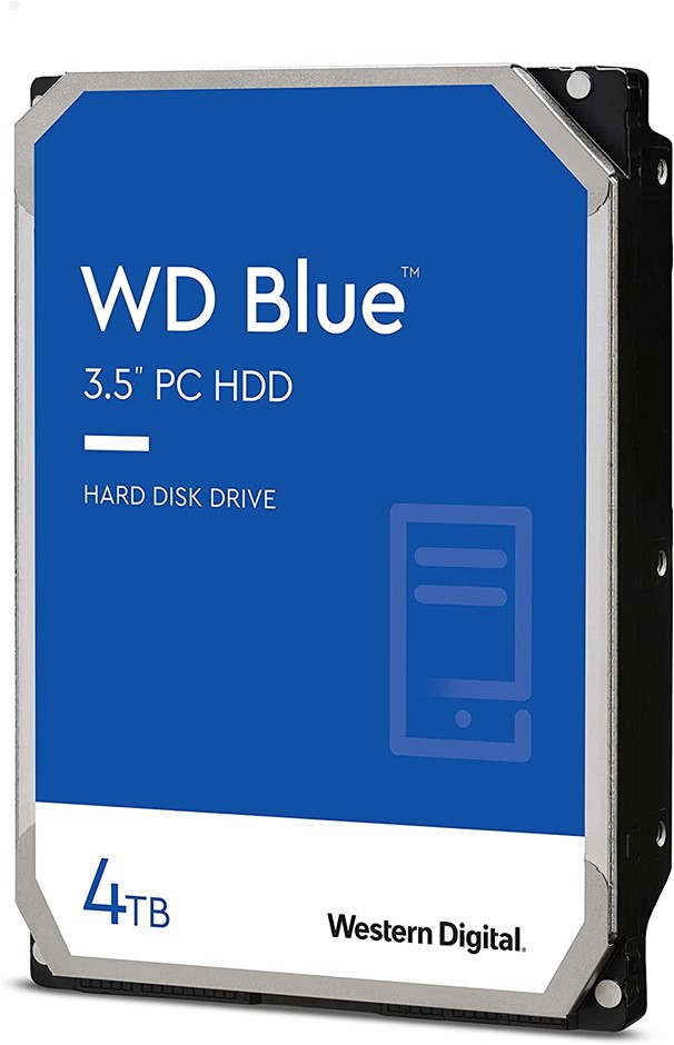 WESTERN DIGITAL TB WD Blue PC Hard Drive HDD - 5400 RPM, SATA 6 Gb/s, 256 M
