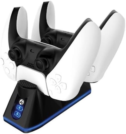 4GAMERS SP-C100 V Twin Charging Dock with 2m Play & Charge Cable for PS5 -