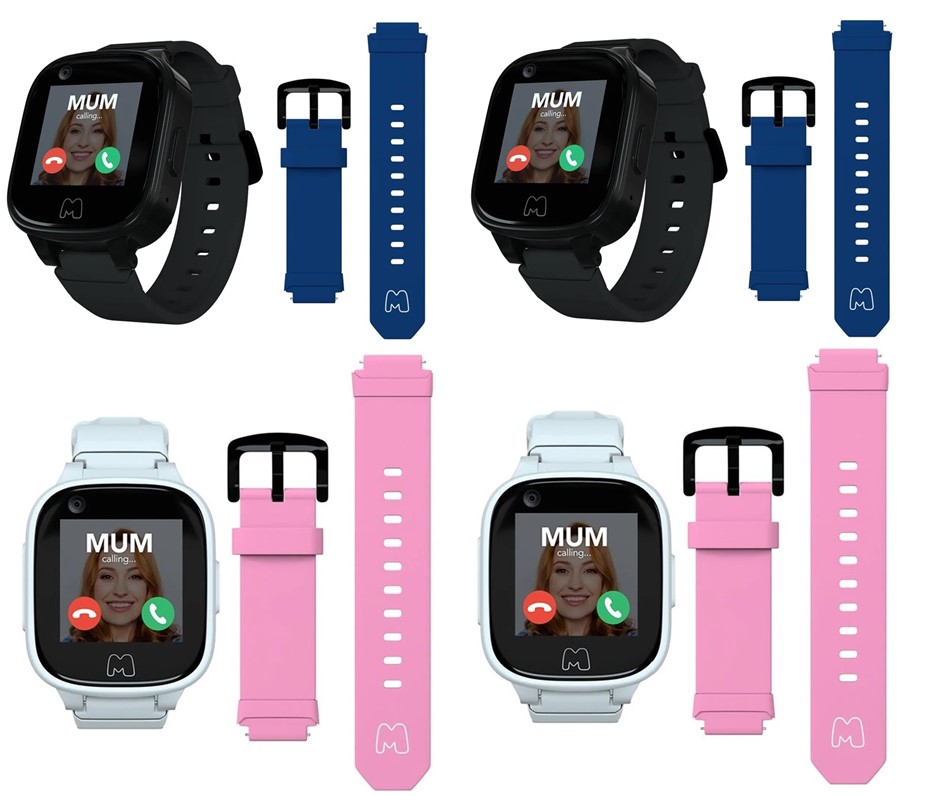 4 x Assorted Kids Smartwatches. 2 x MOOCHIES Connect Smartwatch Phone For K