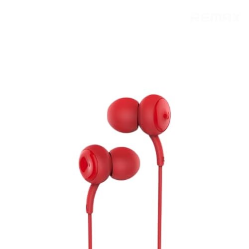 11 x REMAX RM-510 3.5 mm Jack Wired Earphone, Red