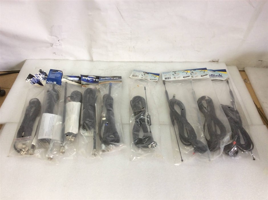 Assorted TV And Radio Antenna Cables - New (Lot of 9)