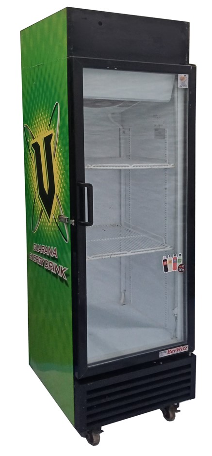 Commercial single Glass Door Upright Fridge