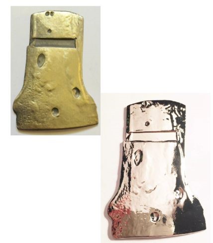 2016 "Ned Kelly" Helmet Ingot, 999 24k Gold & Silver Plated, Outlaw