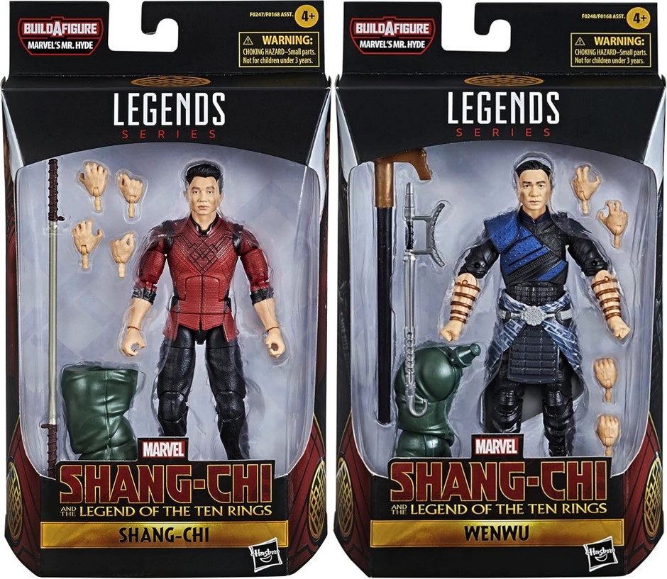 2 x Marvel Legends The Legend Of The Ten Rings: 6-inch Action Figures, Shan