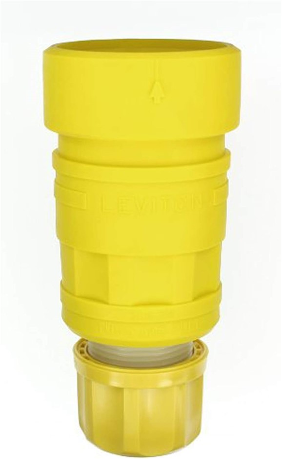 LEVITON 29W48 30-Amp, 250-Volt, Locking Connector, Industrial Grade, Ground