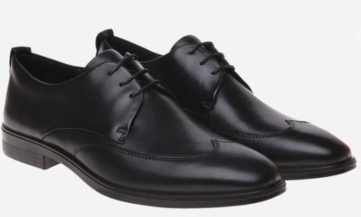 Ecco Men's Melbourne Derby Shoe, Black Santiago, US 7. NB: No box