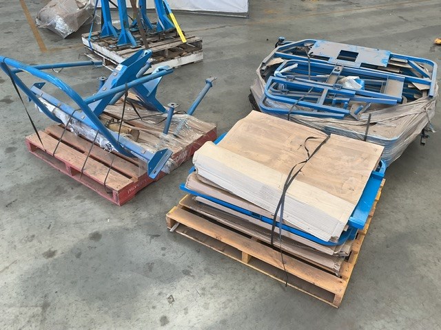 <p>Assorted Machinery Panel Parts </p>