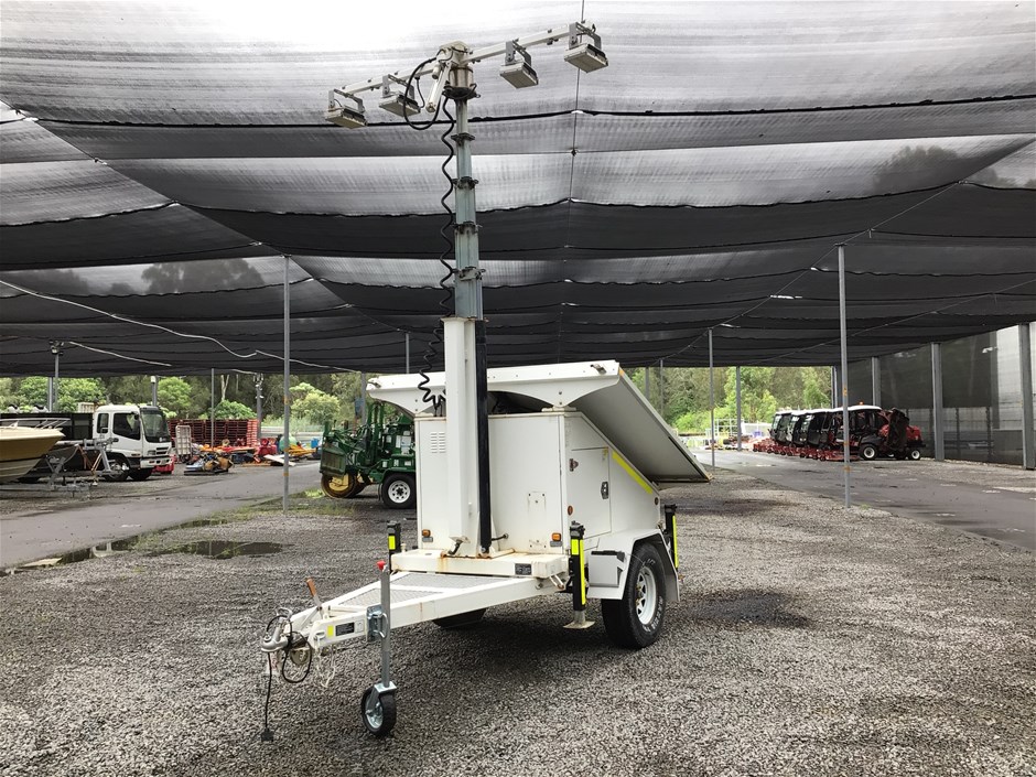 2019 Generators Australia  Box Trailer Single Light Tower Trailer