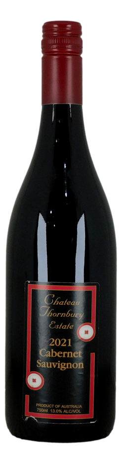 Chateau Thornbury Estate Cabernet Sauvignon 2021 (1x 750mL), AUS.