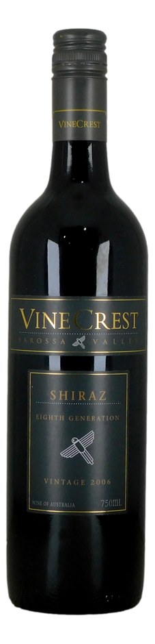 Thachi Wines Vine Crest Shiraz 2006 (1x 750mL), AUS.