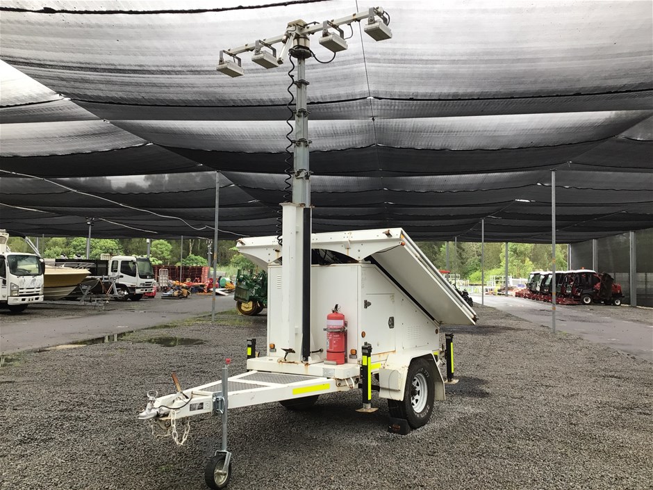 2019 Lighting Towers Australia Box Trailer Single Light Tower Trailer