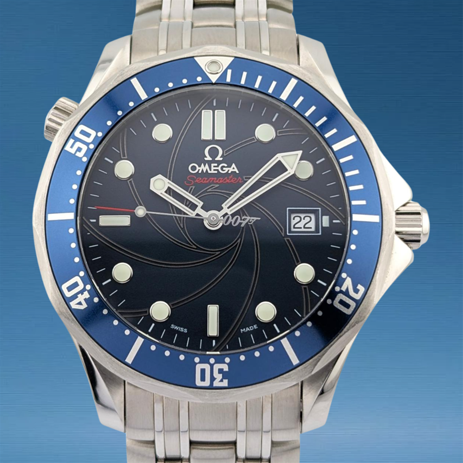 Omega 2226.80 James Bond Seamaster Casino Royale Ltd Ed 41mm 2006 BxP COA