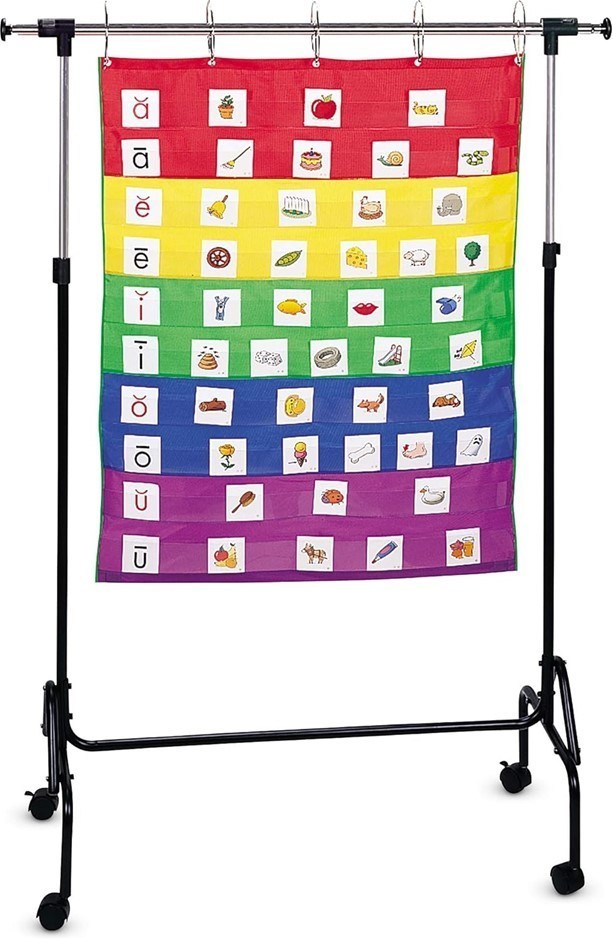 LEARNING RESOURCES Adjustable Chart Stand, Pocket Chart Stand For Teachers,
