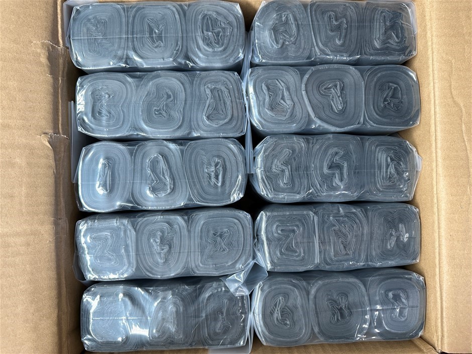 360 Pack Medium Octagonal Bottom Trash Bags 27L, Black Bathroom Garbage Bag