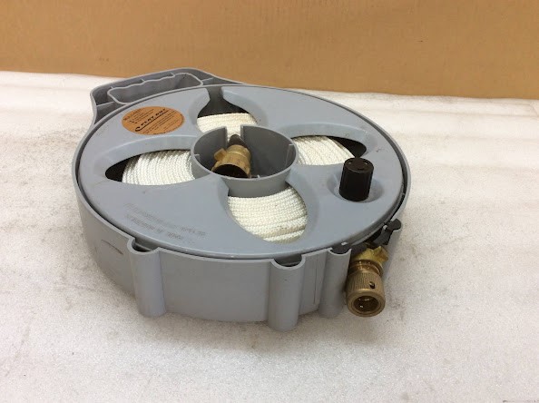 Unknown Brand Drinking Water Hose Mounted on a Compact Reel