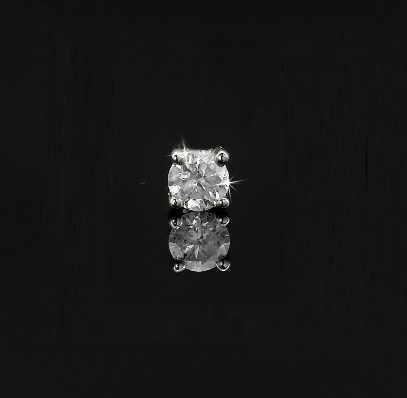Men's (1 earring) 4mm Stud Earring Featuring a Crystal by Swarovski®