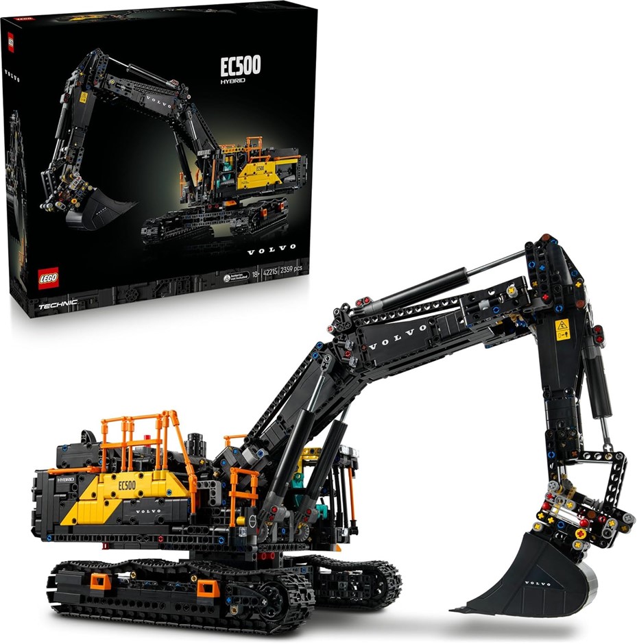 LEGO® Technic Volvo EC500 Hybrid Excavator Set 42215 Motorised Construction