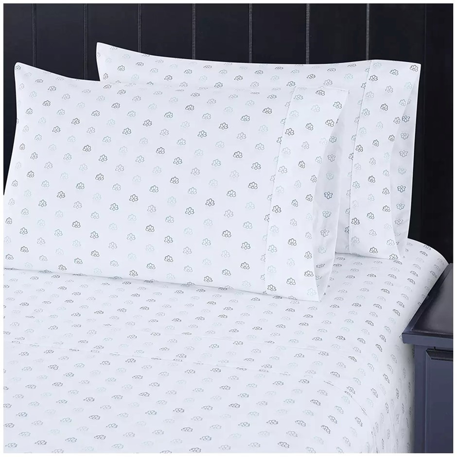 SOUTH POINT 6pc Sheet Set, King, Provence Medallion.