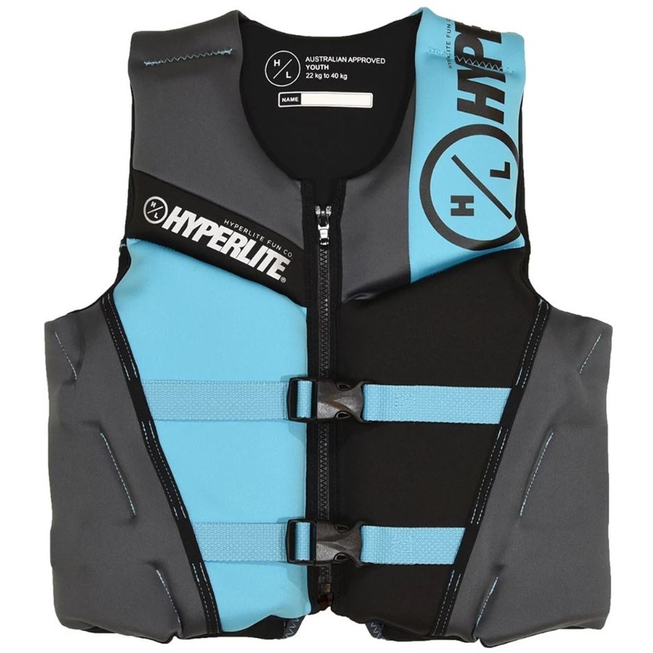 HYPERLITE Youth Vest, 22kg-40kg, Blue.
