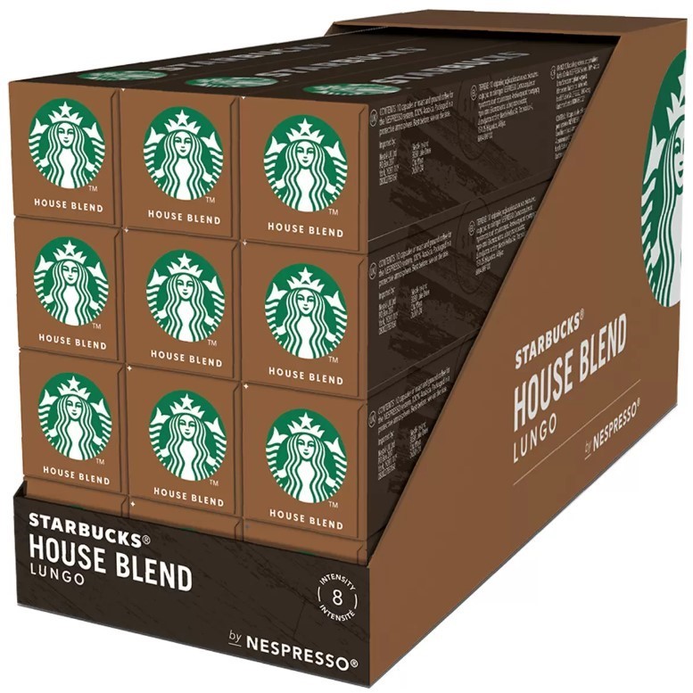 STARBUCKS By Nespresso Coffee Capsules 120pc Pack House Blend. Best Before: