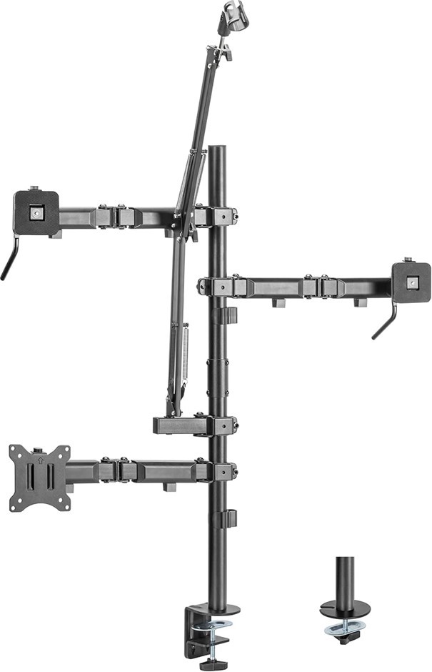 BRATECK Single Monitor All-in-One Studio Setup Desktop Mount for 17 to 32-I