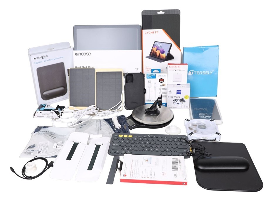 20 x Assorted Electronics and Accessories, INCL: APPLE, LOGITECH, HP, ETC.